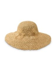 ヘレンカミンスキー レディース アクセサリー 帽子 Helen Kaminski Nadia Raffia Crochet Sun Hat Natural