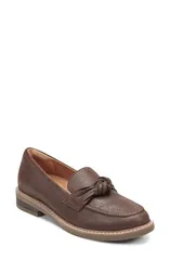 アース レディース シューズ スリッポン・ローファー Earth Jade Knot Detailoafer Women DARK BROWN ブラウン