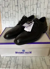 Y【Y16-71】◇ HYDRO-TECH　サイズ:25cm  EEE　プレーントゥ　ビジネスシューズ　HD-1501　黒色　未使用