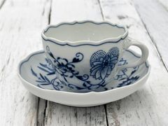 Meissen (マイセン) カップ&ソーサー ブルーオニオン ティーコーヒー兼用カップ