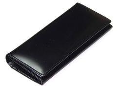 《期間限定SALE》《送料無料＆税込価格》《新品未使用》《数量限定》《特別価格》Merge -マージ-！馬革ホースハイド！牛革カウハイド！男女兼用！定番モデル！ファスナー小銭入れ付き！シンプル！ロングウォレット　MG-1715　黒