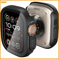 送料無料★Spigen Apple Watch Ultra 4/3/2/1 49mm ケース ガラス付き PC+ガラス  送料無料