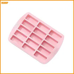【送料無料】送料無料★シリコンモールド シリコン 型 長方形 四角 縦4.9cm横2cm 15個