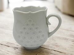 Meissen マイセン　ホワイトレリーフ　カップ