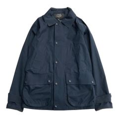 良品 POLO RALPH LAUREN ポロ・ラルフローレン レザートリム ハンティング ジャケット ブルゾン XS ネイビー メンズ 古着 中古 USED