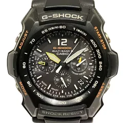 カシオ CASIO 腕時計 総重量約65.8g 樹脂 樹脂 電波ソーラー ブラック文字盤 GW-2000B メンズ