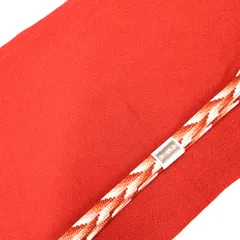 【一輝堂】和装小物 帯締め帯揚げセット 帯締 帯揚 平組 美品 26w09-13069
