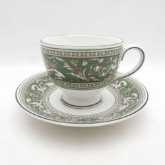 未使用 WEDGWOOD ウェッジウッド フロレンティーン ヴェルデ カップ＆ソーサー リー ティー コーヒー 紅茶 珈琲 SO4754E1 