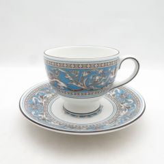 未使用 WEDGWOOD ウェッジウッド フロレンティーン ターコイズ カップ＆ソーサー リー ティー コーヒー 紅茶 珈琲 SO4755E1 