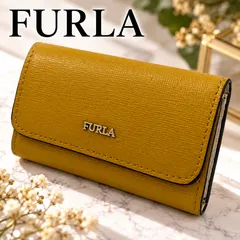 FURLA フルラ 5連キーケース マスタードイエロー