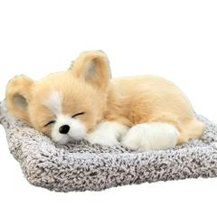 SOCONICA かわいいリアル犬 動物 置物 ぬいぐるみ 犬 癒し 寝顔 かわいい リアル 活性炭入り 消臭 脱臭 室内 車内 インテリア ギフト プレゼント 雑貨 おしゃれ(チワワ) [チワワ]