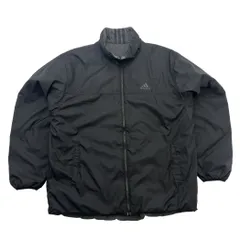アディダス adidas ウインドブレーカー ナイロンジャケット メンズ Oサイズ ブラック 黒 ジップアップ 暖かく快適な着心地 万国旗タグ オールド 00s