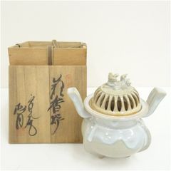 傳首座作 茶杓 茶道具 竹茶杓 共箱　年代物 竹茶杓（銘：初雁）（前大徳 後藤瑞巌箱書）（共箱） 茶道 茶道具
