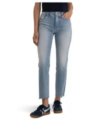 カットフロムザクロス レディース ボトムス デニムパンツ KUT from the Kloth Rachael High Rise Fab Mom Raw Hem Performance