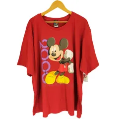 ユーズドフルギ USED古着 90S テーマパーク キャラクタープリント S/S クルーネック Tシャツ メンズ 表記無