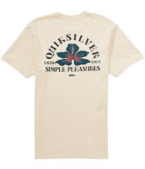 クイックシルバー メンズ トップス シャツ Quiksilver Simpleasureshort Sleeve TShirt Bone White ホワイト