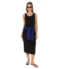 エイリーンフィッシャー レディース トップス ワンピース プチ ニット ジャージー Eileen Fisher Petite Stretch Jersey Knit Scoop Neck Fullen