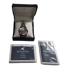 カシオ CASIO オシアナス マンタ 腕時計 ウォッチ 電波ソーラー アナログ シルバーカラー OCW-S1400