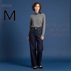 【タグ付き新品★定価12,100円】SUPER LADY by KANSAI YAMAMOTO スーパーレディ バイ カンサイヤマモト 長袖タートルネックカットソー M グレー 【送料無料】