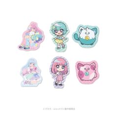 【中古】シール・ステッカー 集合 フレークシール(6種セット) 「魔法の姉妹ルルットリリィ」