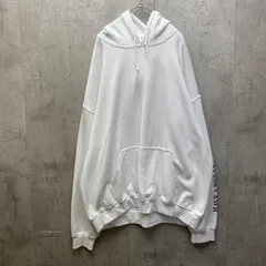 ▽  mystic ミスティック バックロゴ パーカー フーディー 裏起毛 プルオーバー オーバーサイズ F 白 ◇■ レディース