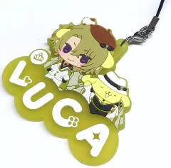 【中古】キーホルダー ルカ・カネシロ×ポムポムプリン ラバーキーホルダー 「バーチャルYouTuber にじさんじ NIJISANJI EN×Sanrio characters」