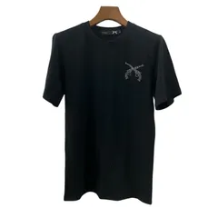 199990 現状品 roar ロアー 半袖Tシャツ M ブラック ラインストーン、スタッズ付 レディース