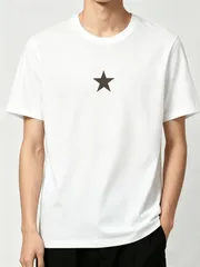 新品 送料無料 星マークプリント T シャツ シンプル グラフィック ストリート ミニマル クールなデザイン