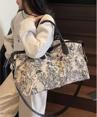 ボストンバッグ ボタニカルプリント 2WAY ボストンバッグ レディース メンズ ZP-H9FKDD2