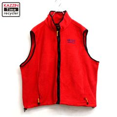 90s USA製 vintage Eddie Bauer EBTEK POLARTEC フリース ベスト メンズ 表記XLサイズ