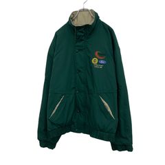 【King Louie】 80s USA製 企業ロゴ刺繍 中綿入り フォード 中綿入りジャケット Ford Padded Jacket S-7815