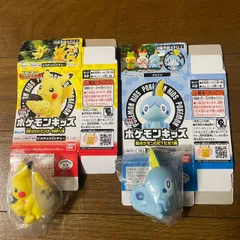 ピカチュウ、メッソン　ポケモンキッズ　出発！ポケットモンスターの世界へ編　ソフビ　5体セット