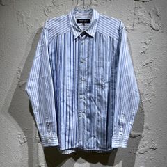 22SS COMME des GARCONS HOMME DEUX パッチワークLSシャツ M