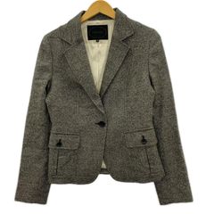 UNTITLED アンタイトル ツイード テーラードジャケット size3/グレー系