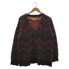 【中古】UNION MECHANICS CARDIGAN サイズ2 赤/緑/黒 ユニオン[91]