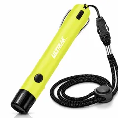 Eishin 電子ホイッスル 大音量 防水 スポーツ審判 登山 熊よけ 災害 【ペンサイズのホイッスル】 110db 超軽量30g (イエロー) [イエロー]