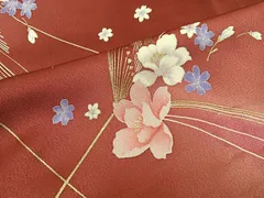 平和屋着物■上質な小紋　草花文　暈し染め　金彩　やまと誂製　正絹　逸品　未使用　BAAY0755mz