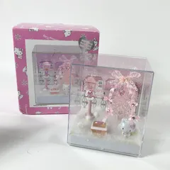 ★ ハローキティ クリスマスツリー型 タッチライト 当時物 レトロ サンリオ キティちゃん インテリアライト 置物 ランプ  ジャンク品