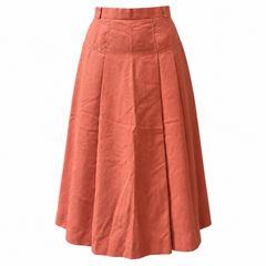 「70s ヴィンテージ コーラルピンク プリーツスカート