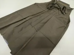 平和屋着物●男性　馬乗り袴　縞　正絹　逸品　AABL4177cs