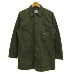 リー カバーオール ジャケット ブルゾン アウター メンズ Sサイズ カーキ Lee 【中古】