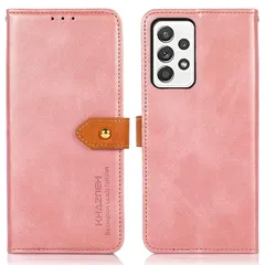 【新品】 for Galaxy A52 ケース 手帳型 for ギャラクシー A52 SC-53B カバー 財布型 高級PUレザー 耐衝撃 マグネット式ボタン スピーカーホール付き カード収納 大容量 3枚 横置きスタンド機能 ストラップホール有り 耐摩擦 A