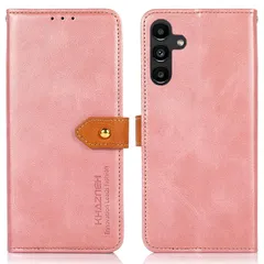 【新品】 for Galaxy A55 5G ケース 手帳型 for ギャラクシー SC-53E SCG27 カバー 財布型 高級PUレザー 耐衝撃 マグネット式ボタン スピーカーホール付き カード収納 大容量 3枚 横置きスタンド機能 ストラップホール有り