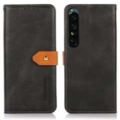 【新品】 for Xperia 1 IV SOG06 ケース 手帳型 for エクスペリア 1 IV SO-51C 財布型 高級PUレザー 耐衝撃 マグネット式ボタン スピーカーホール付き カード収納 大容量 3枚 横置きスタンド機能 ストラップホール有り 耐