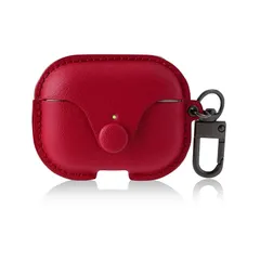 【新品】 【JAC】Airpods pro ケース 第1世代/ 第2世代 PUレザー エアーポッズプロ ケース 前面LEDが見える 全面保護 耐衝撃 ワイヤレス充電対応 (ローズ)