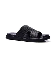 カルロスサンタナ メンズ シューズ サンダル Carlos by Carlosantana Mens Cosmic Sandals Black leather ブラック