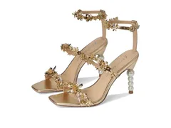 ブルーバイベトシージョンソン レディース シューズ ヒール サンダル Blue By Betsey Johnson Lorra Heeled Sandals Light Gold ゴールド