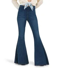 ラングラー レディース ボトムス デニムパンツ ジーンズ WranglerR x Lainey Wilson PullOn Bell Bottom Jeans Dark Blue ブルー