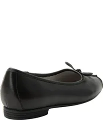 アレグリア レディース シューズ パンプス キャップ レザー Alegria Tayla Leather Cap Toe Ballet Bow Flats Black ブラック