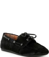 ジャンビニ レディース シューズ パンプス ローファー Gianni Bini Lionel Haircalf Flat Loafers Black ブラック